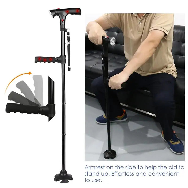 collapsible telescopic folding cane from ghg wellness shop