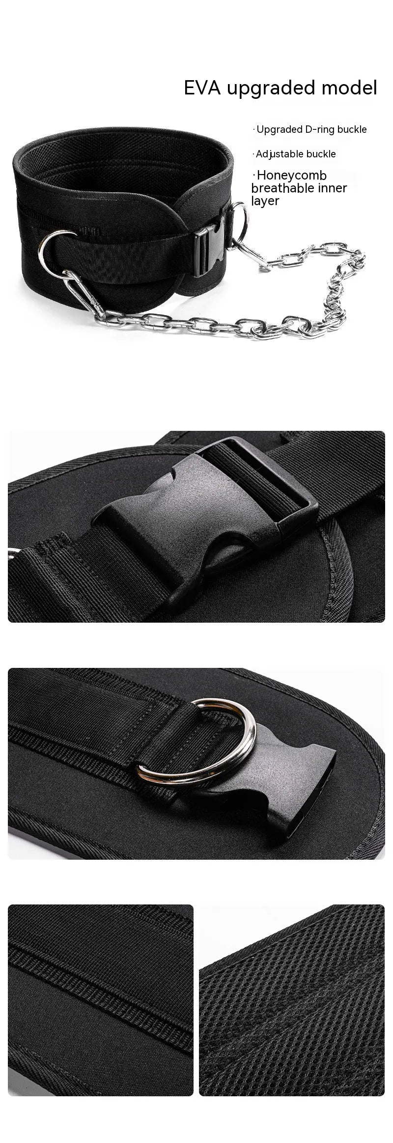 Black weight lifting fitness belt from ghg global powerhouse.