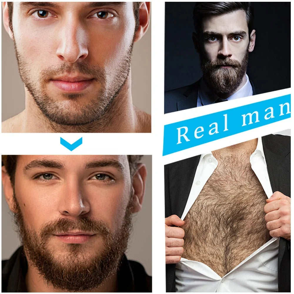 4 piece beard growth kit for men from ghg wellness shop