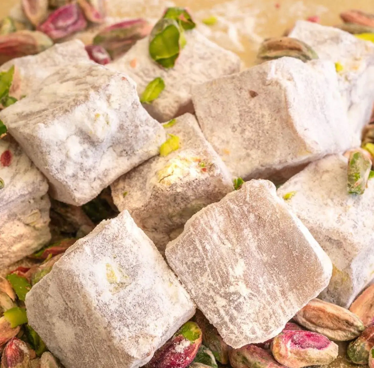 haci bekir turkish delight with extra pistachio from ghg wellness shop