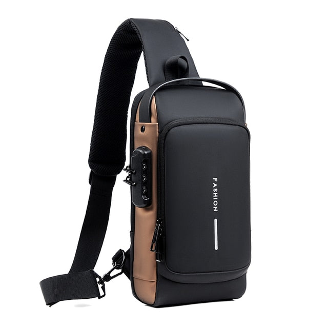 men's USB shoulder bag from ghg wellness shop