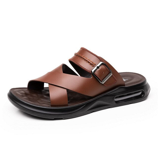 non-slip men's Italian sandals from ghg wellness shop