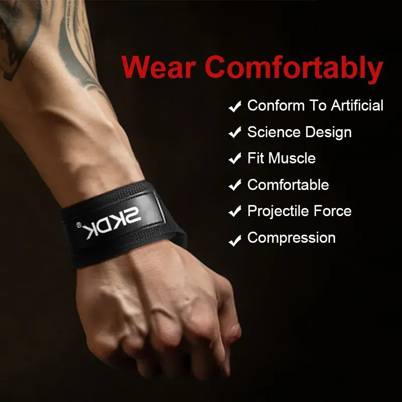 anti-slip silicone weightlifting wrist straps from ghg wellness shop