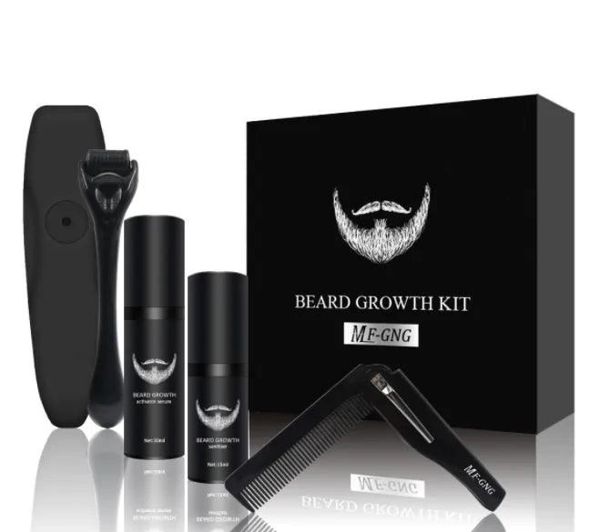 4 piece beard growth kit for men from ghg wellness shop