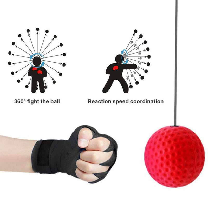 boxing reflex ball head-mounted band from ghg wellness shop