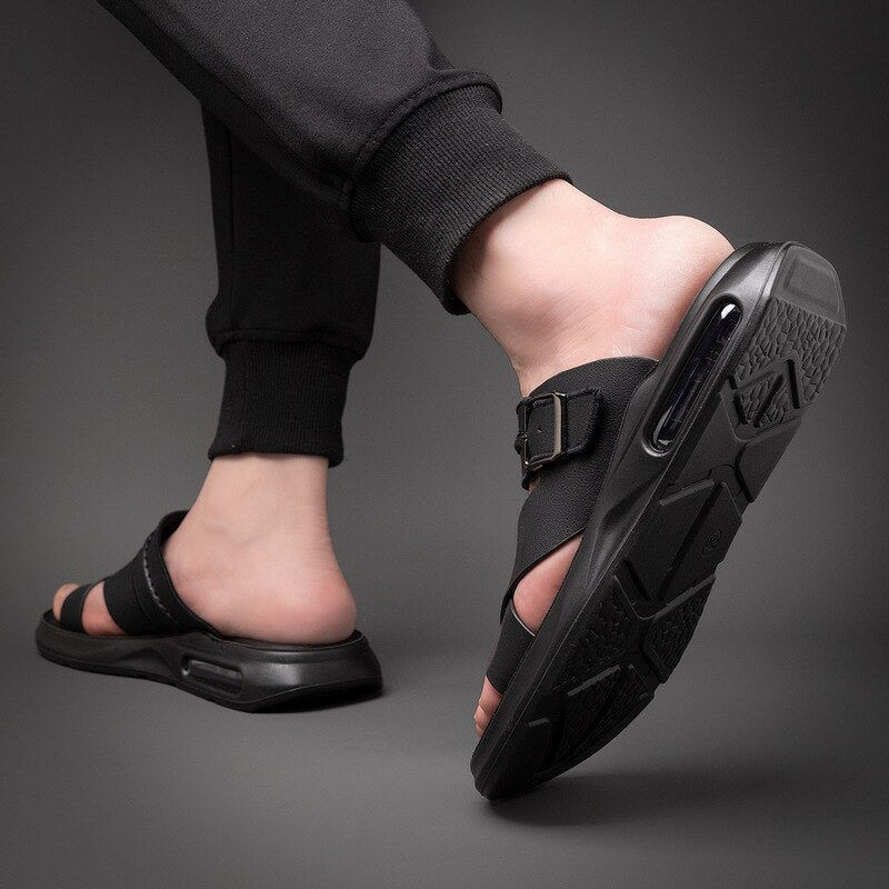 non-slip men's Italian sandals from ghg wellness shop