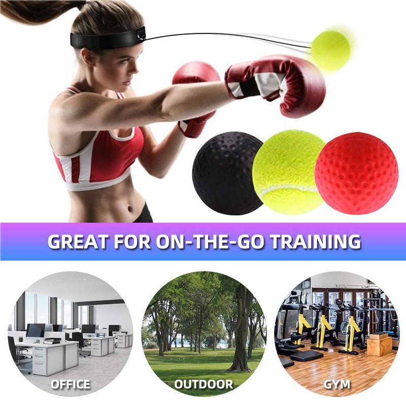 boxing reflex ball head-mounted band from ghg wellness shop