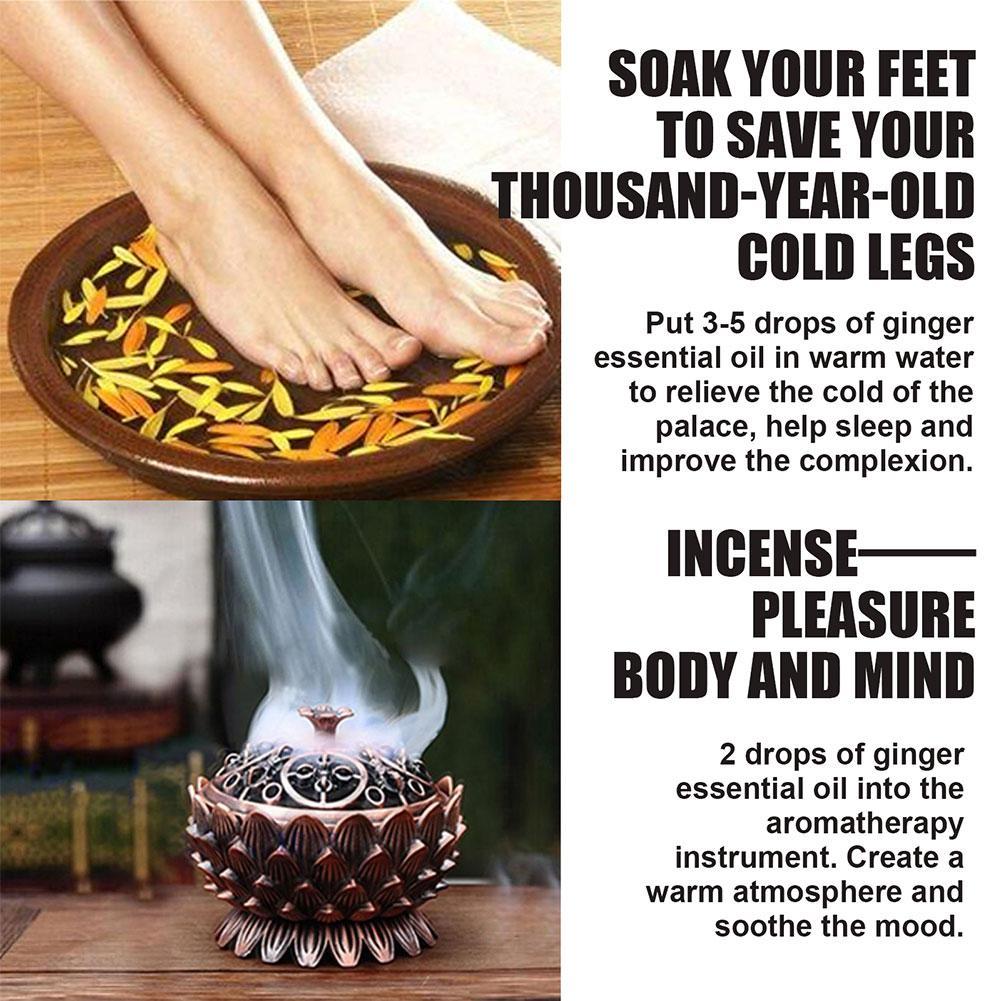 ginger massage oil from ghg wellness shop