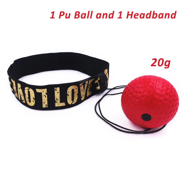 boxing reflex ball head-mounted band from ghg wellness shop